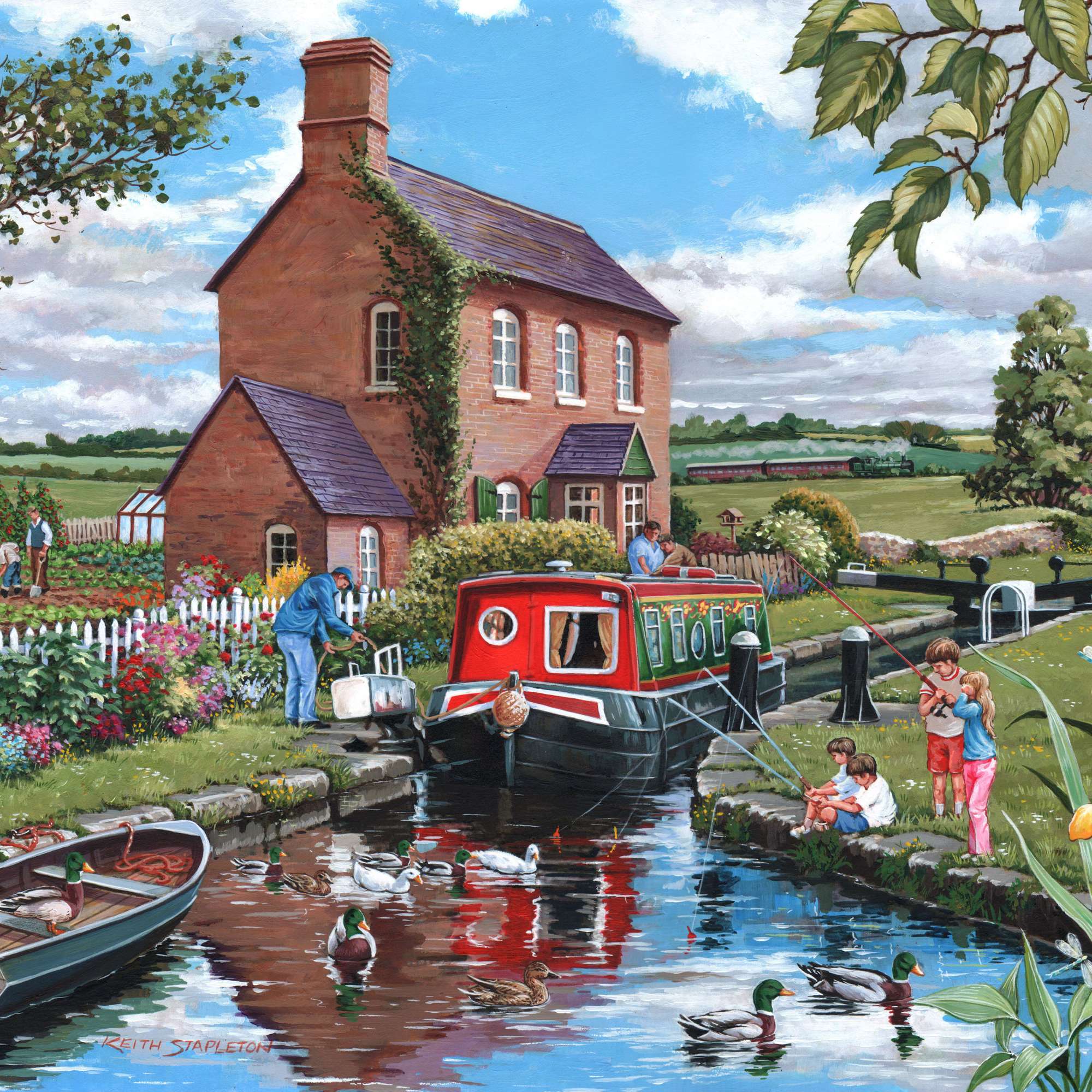 house-of-puzzles-keeper-s-cottage-mini-puzzle-150-pi-ces-tube image 3