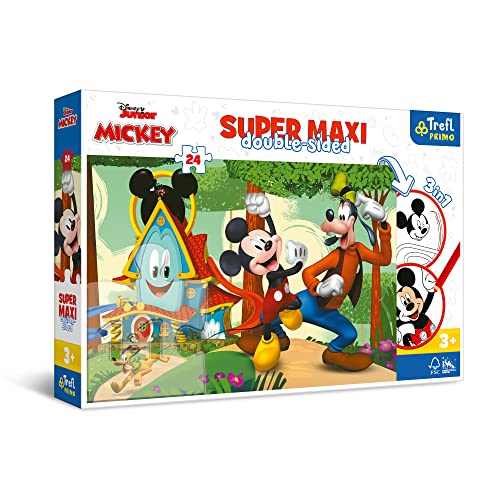 trefl-baby-primo-24-pi-ces-puzzle-enfant-mickey-pluto-3-en-1 image 8