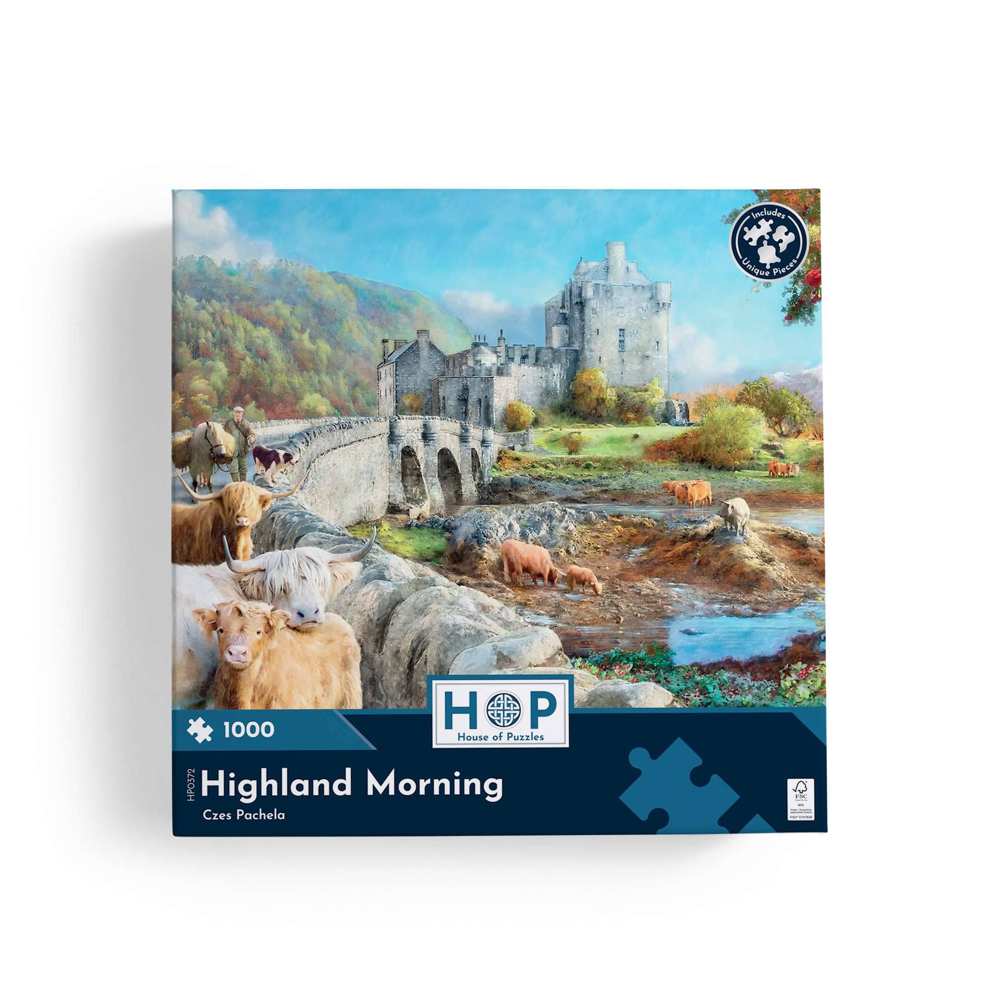 house-of-puzzles-highland-morning-puzzle-1000-pi-ces-cosse image 4