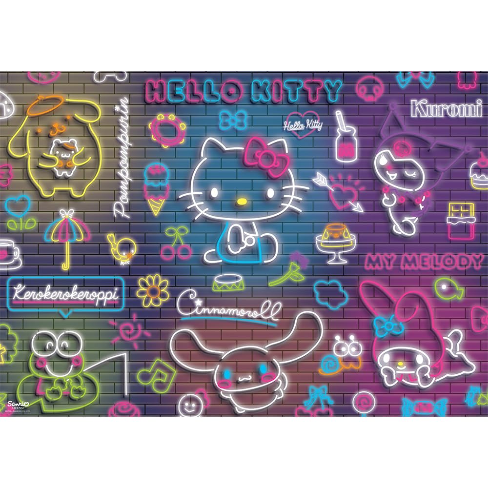trefl-neon-hello-kitty-puzzle-500-pi-ces-10-ans image 2