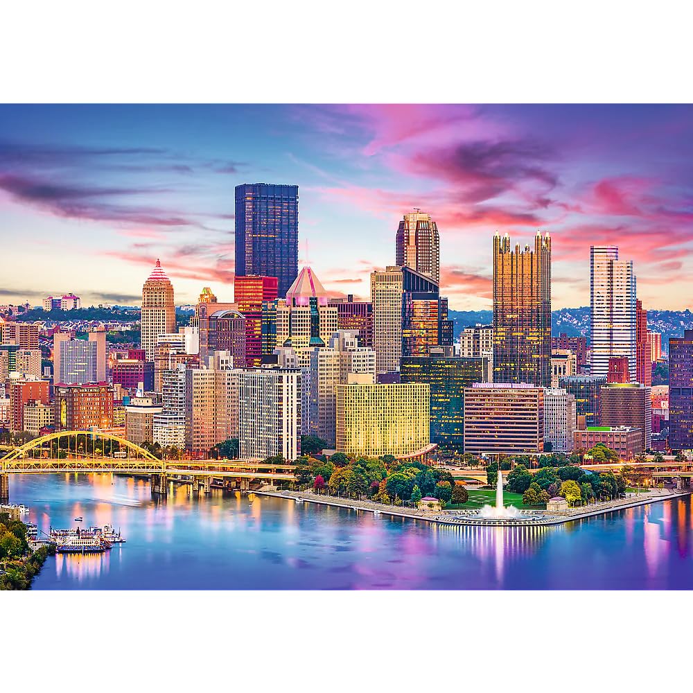 trefl-red-pittsburgh-pennsylvanie-puzzle-ville-1000-pi-ces image 2