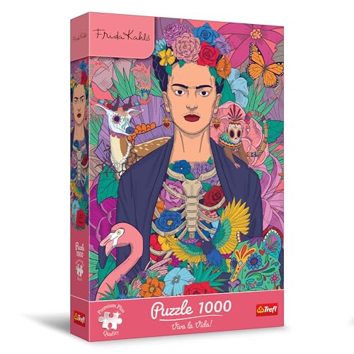 trefl-premium-plus-blooming-soul-puzzle-1000-pi-ces-frida-kahlo-portrait image 8