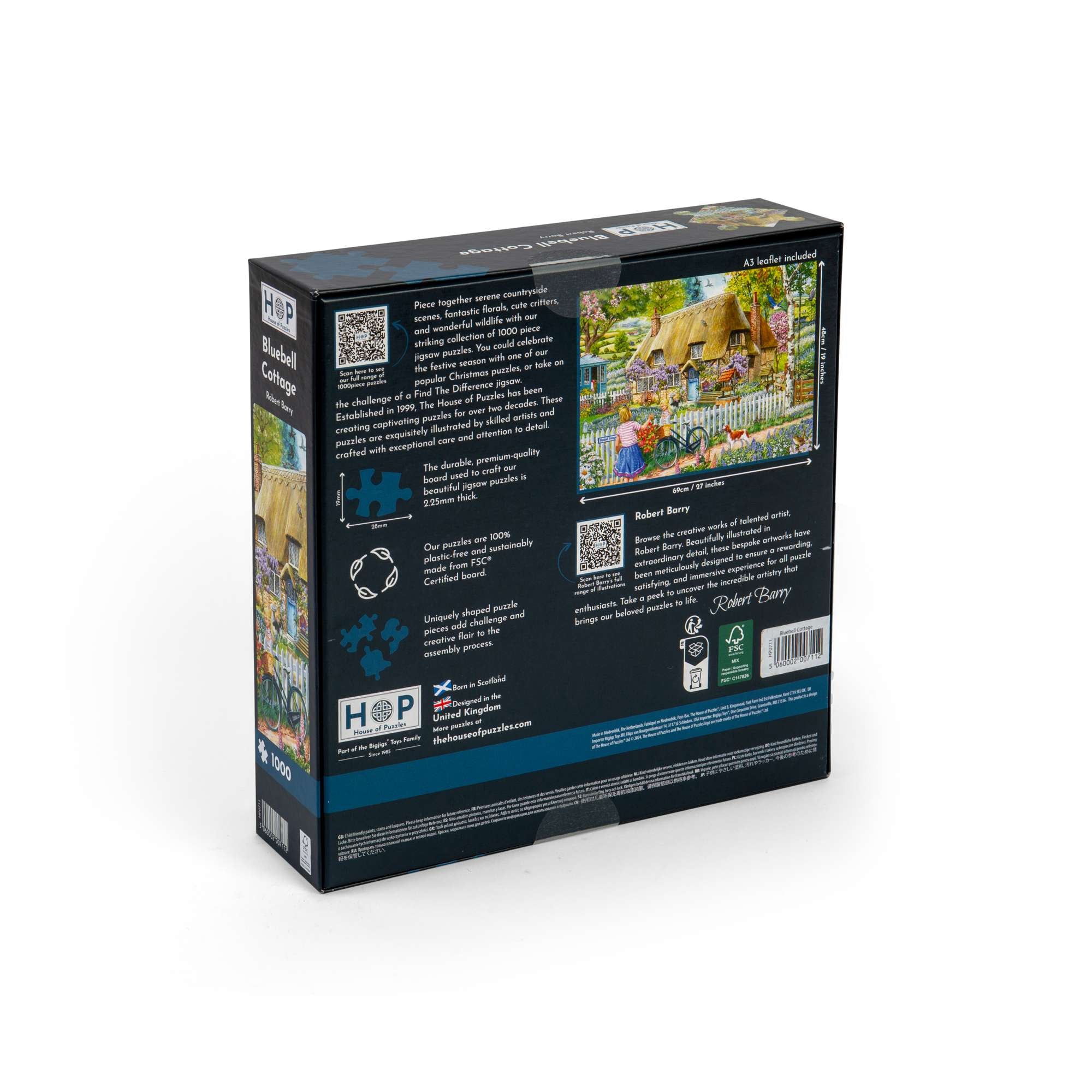 house-of-puzzles-1000-puzzle-1000-pi-ces-bluebell-cottage-campagne image 3