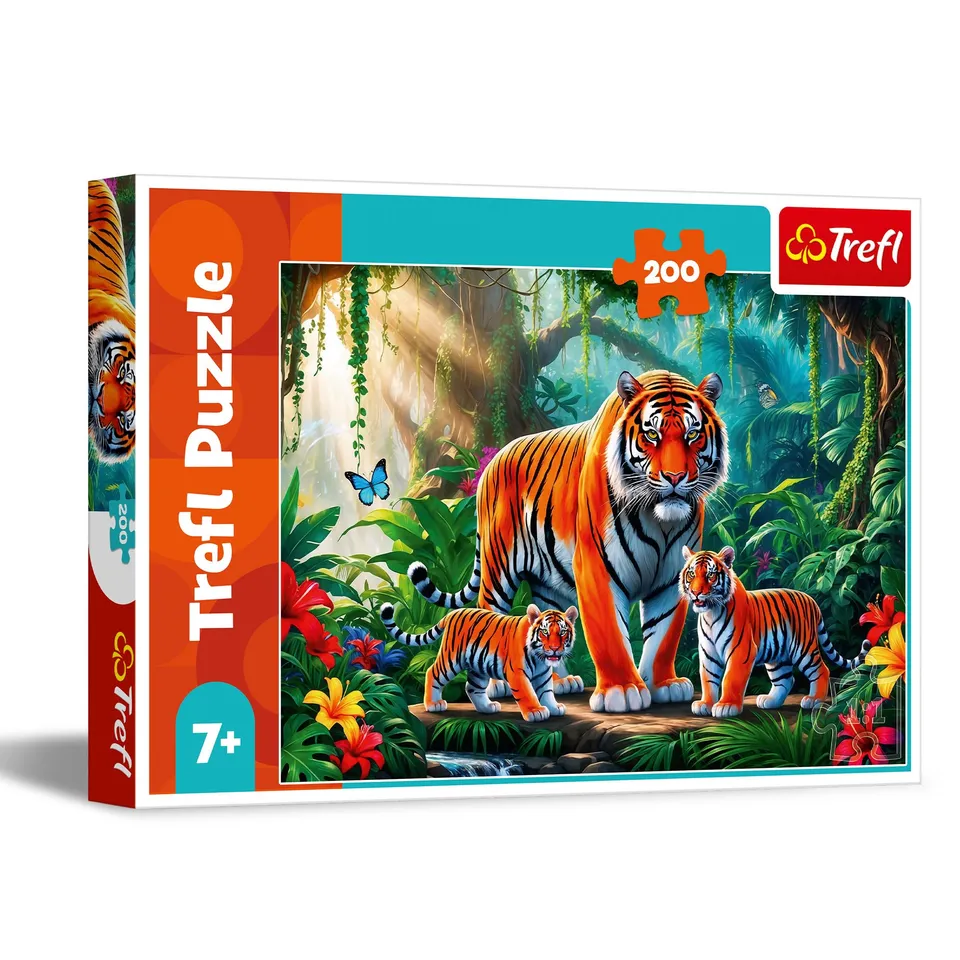 trefl-red-habitudes-de-tigre-puzzle-200-pi-ces-d-s-7-ans image 1