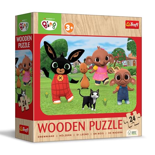 trefl-wood-craft-puzzle-bois-24-pcs-bing-faites-connaissance image 8