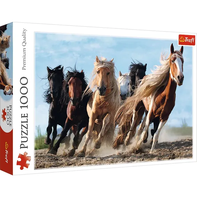 trefl-premium-plus-10446-puzzle-1000-pi-ces-chevaux-au-galop image 1