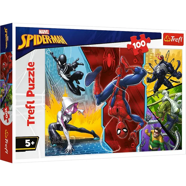 trefl-red-marvel-spiderman-puzzle-100-pi-ces-5-ans image 1