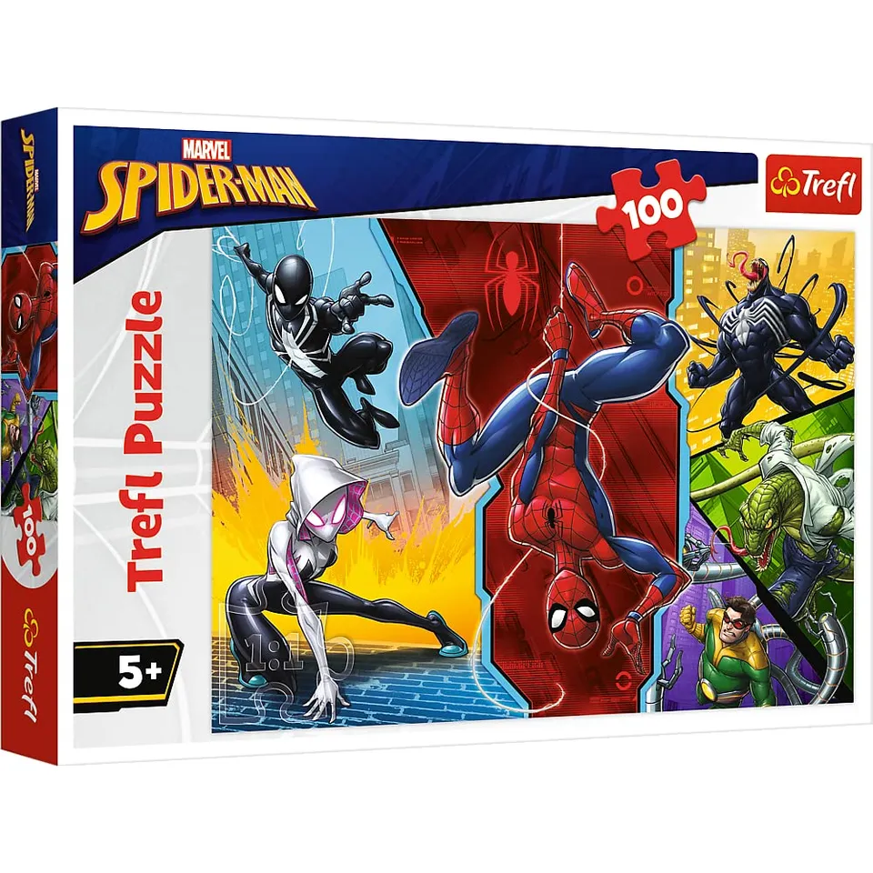 trefl-red-marvel-spiderman-puzzle-100-pi-ces-5-ans image 1