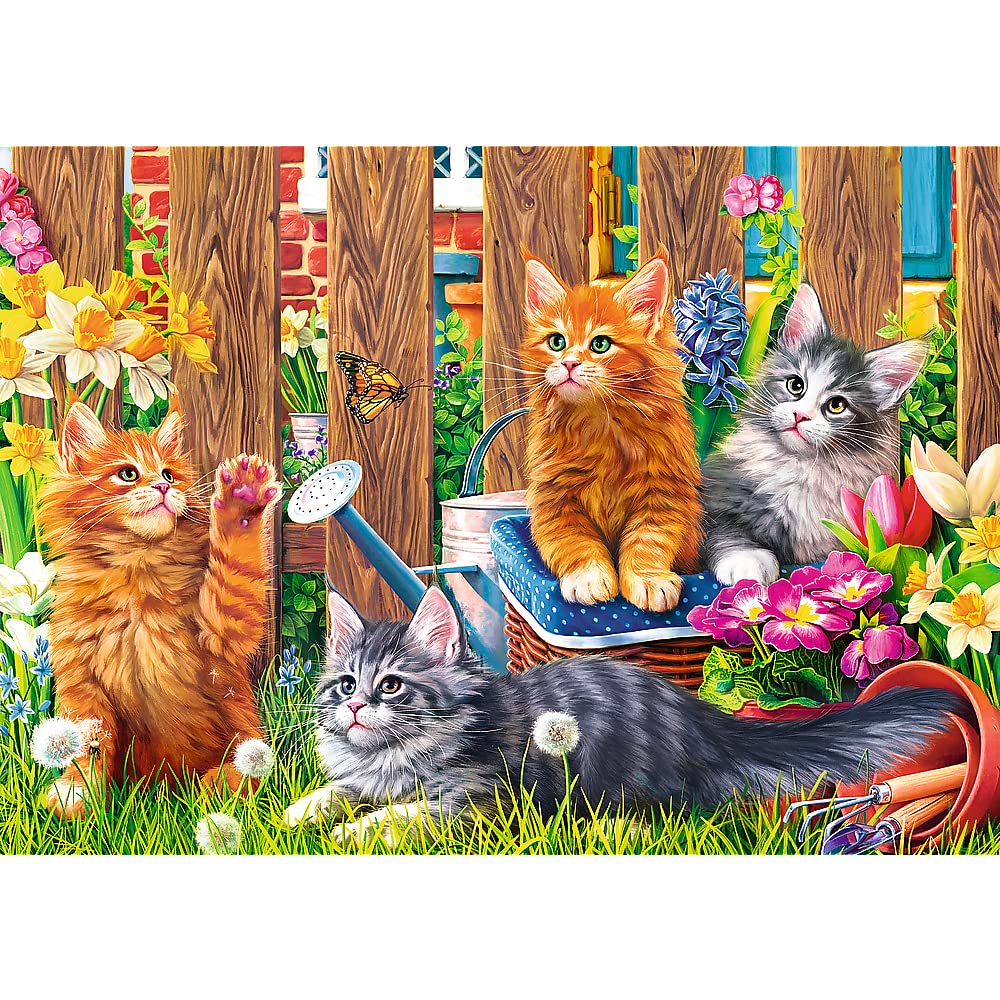 trefl-red-37326-chats-au-jardin-puzzle-500-pi-ces image 2