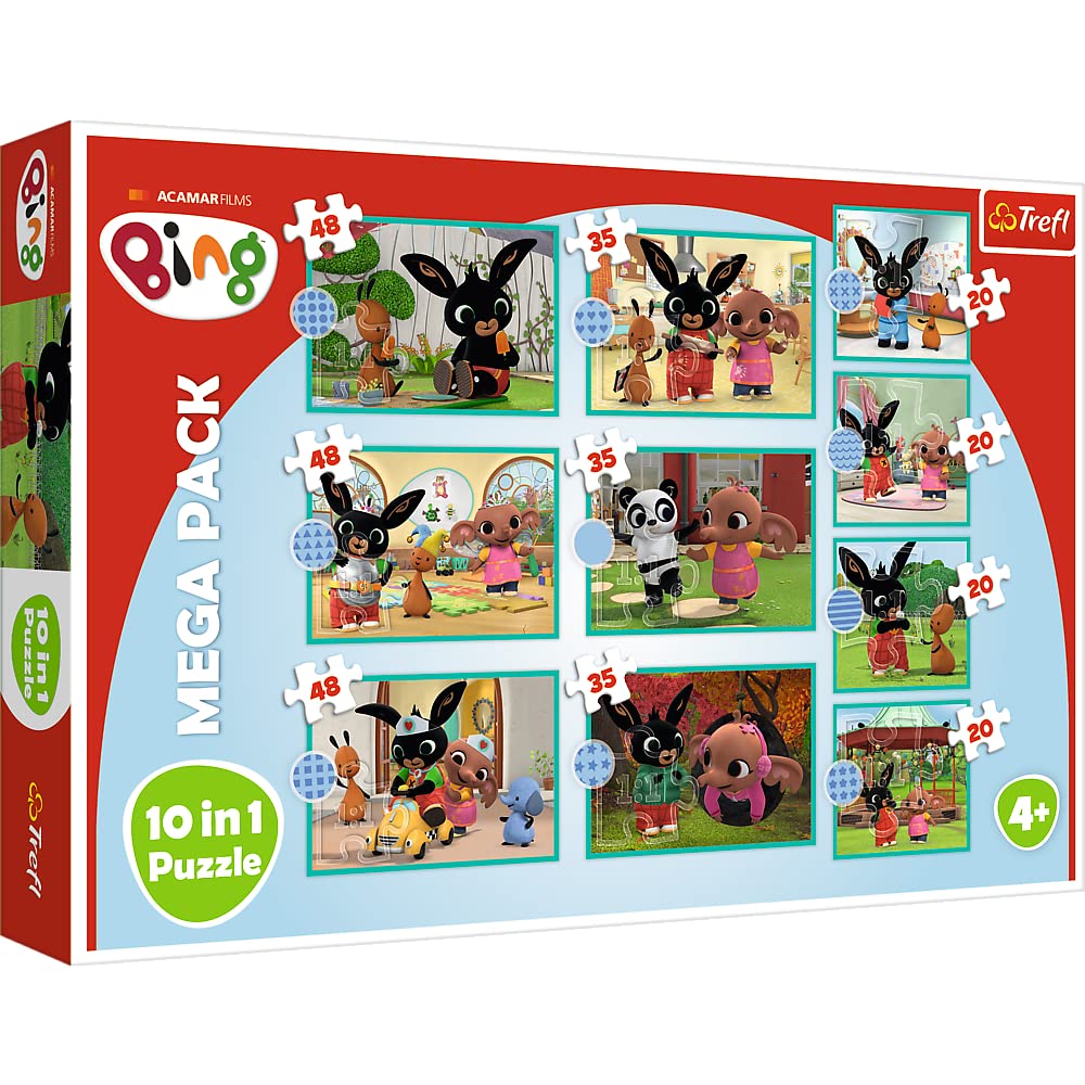 trefl-red-que-fait-bing-puzzle-10-en-1-enfant-20-48-p image 1