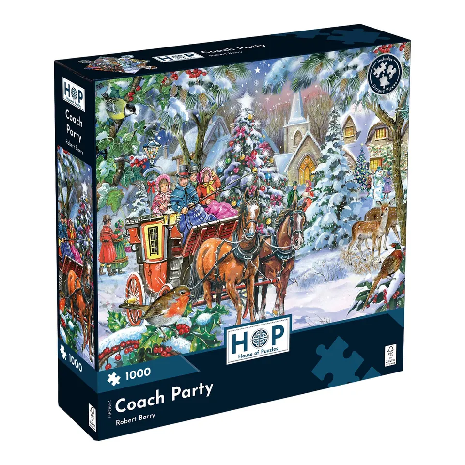 house-of-puzzles-coach-party-puzzle-1000-pi-ces-no-l image 1