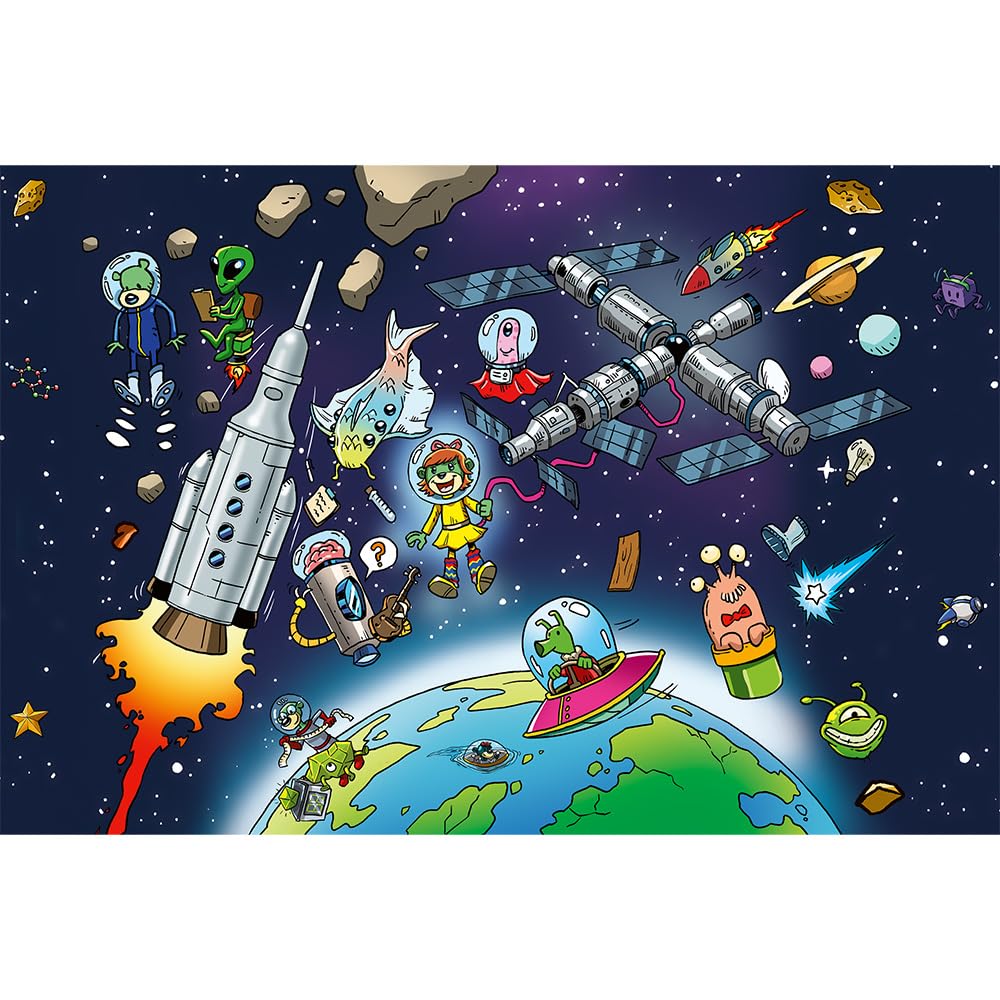 trefl-the-treflik-family-treflinka-espace-puzzle-100-pi-ces-5-ans image 2