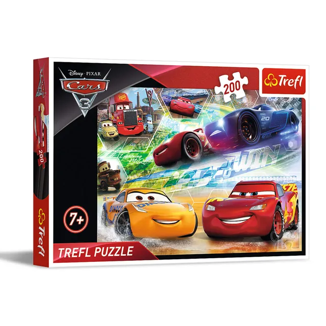trefl-red-cars-3-route-victoire-puzzle-200-pi-ces-enfant image 1