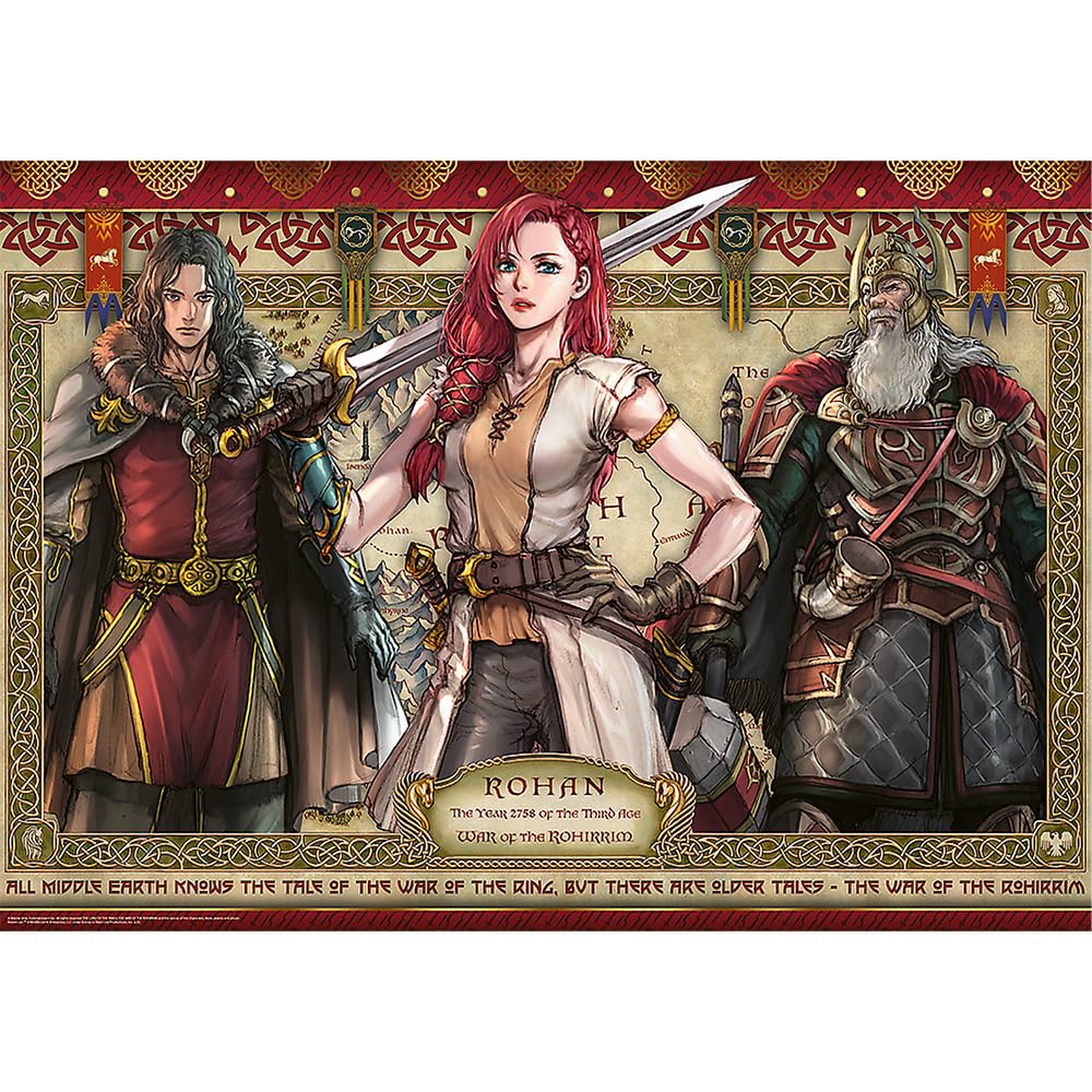 trefl-red-seigneur-des-anneaux-puzzle-1000-pi-ces-rohirrim image 2