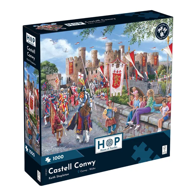 house-of-puzzles-castell-conwy-puzzle-1000-pi-ces-ch-teau image 1