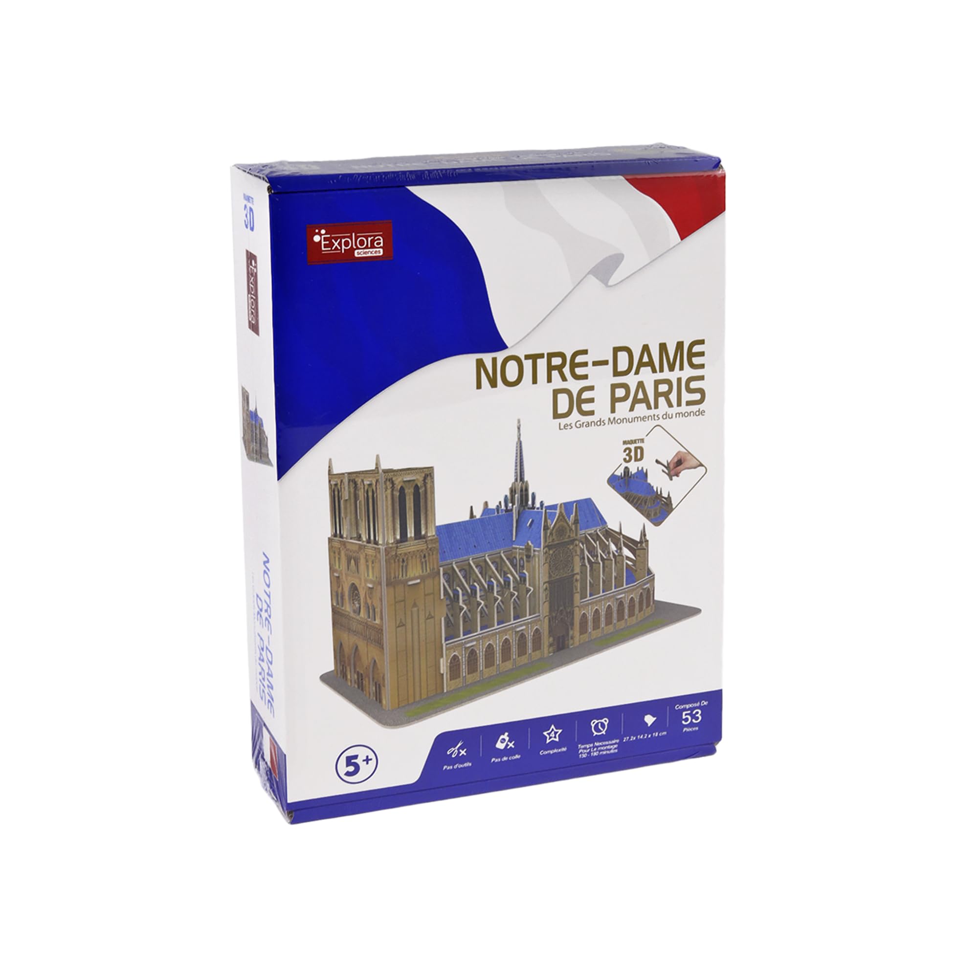 explora-maquettes-3d-notre-dame-paris-puzzle-53-pi-ces-niveau-4 image 3