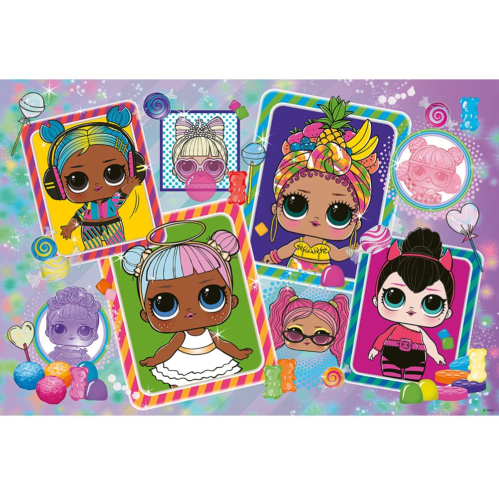 trefl-junior-glitter-70-puzzle-enfant-princesses-disney-paillettes image 2