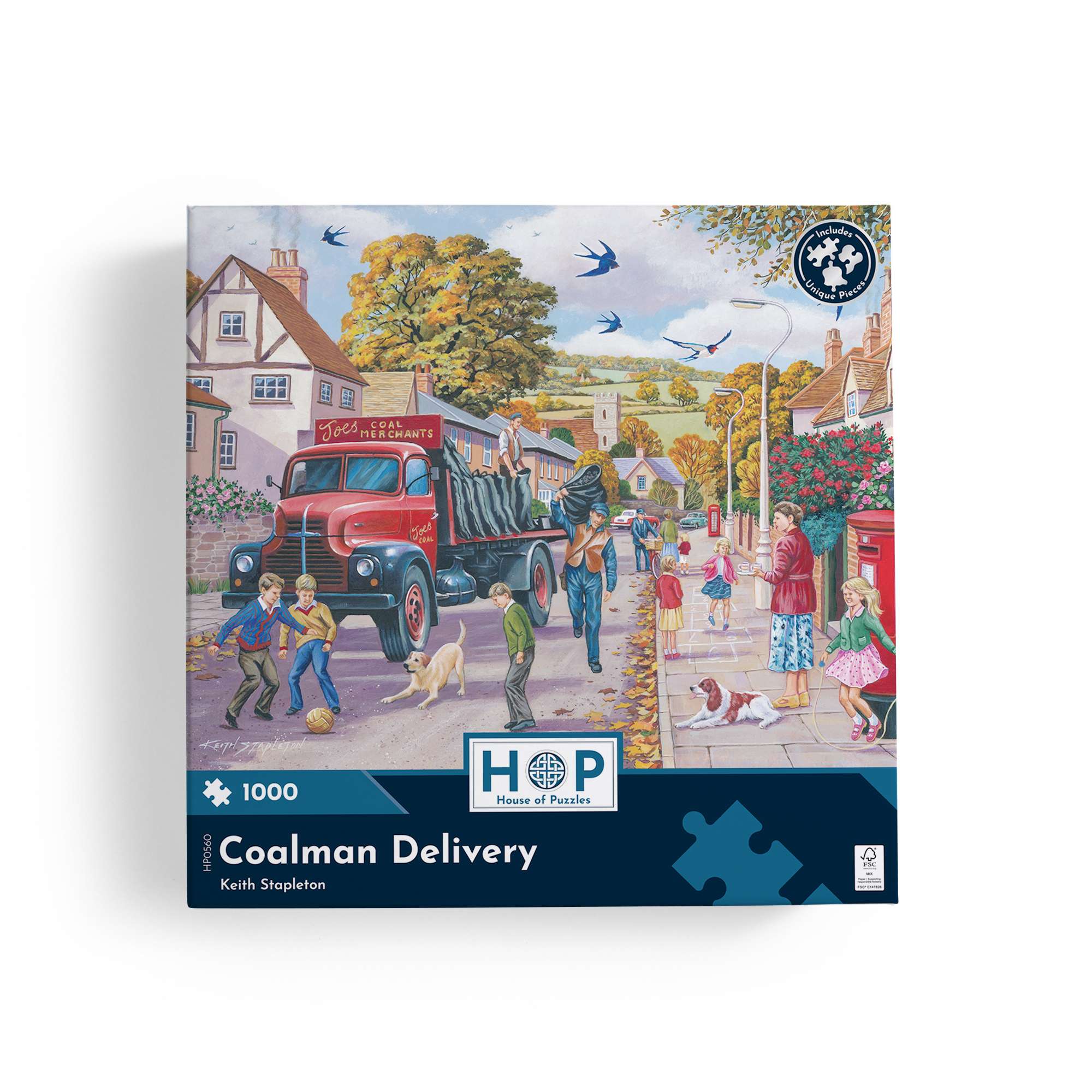 house-of-puzzles-puzzle-coalman-delivery-1000-pi-ces-d-taill-es image 4