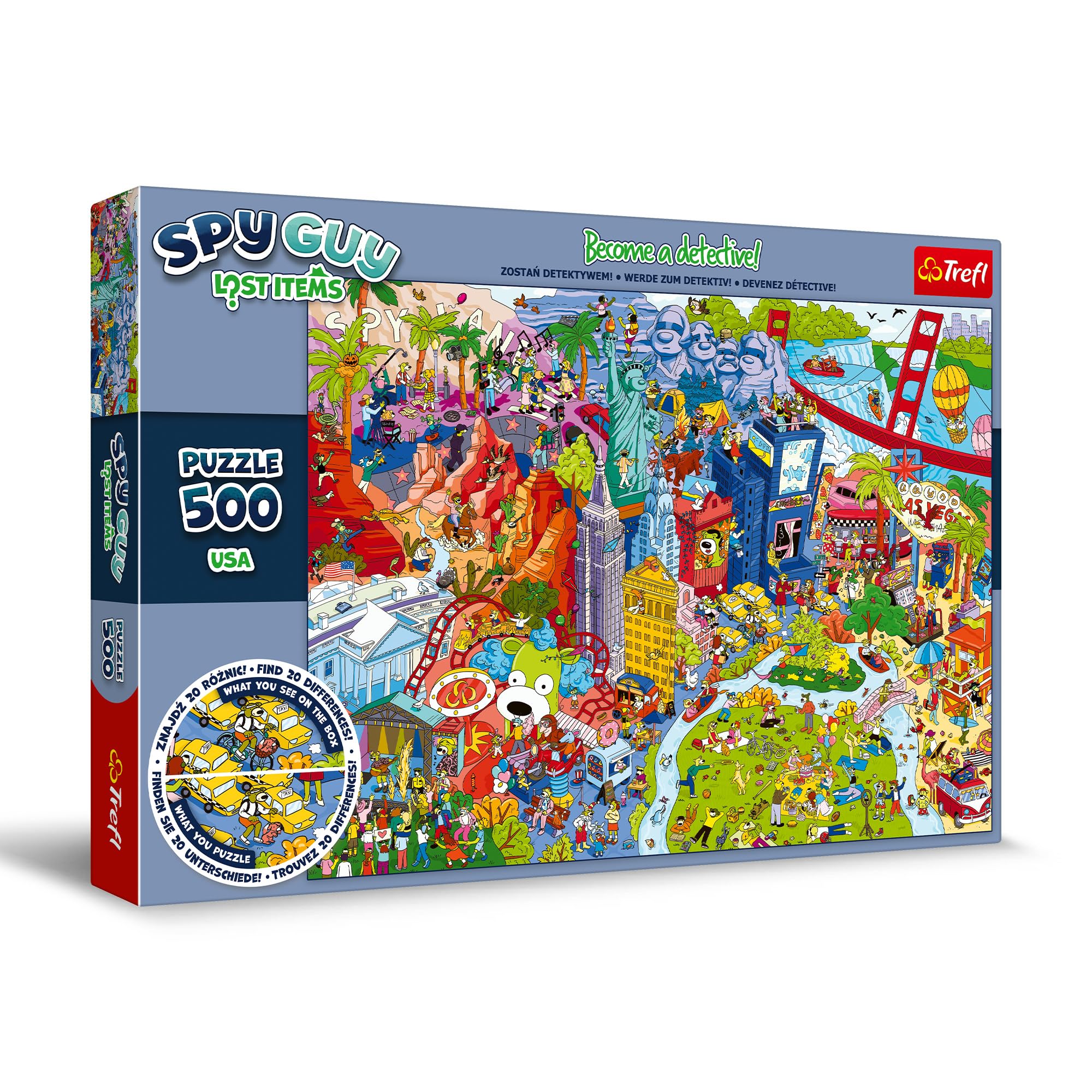trefl-spy-guy-usa-puzzle-500-pi-ces-d-tective-10-ans image 1