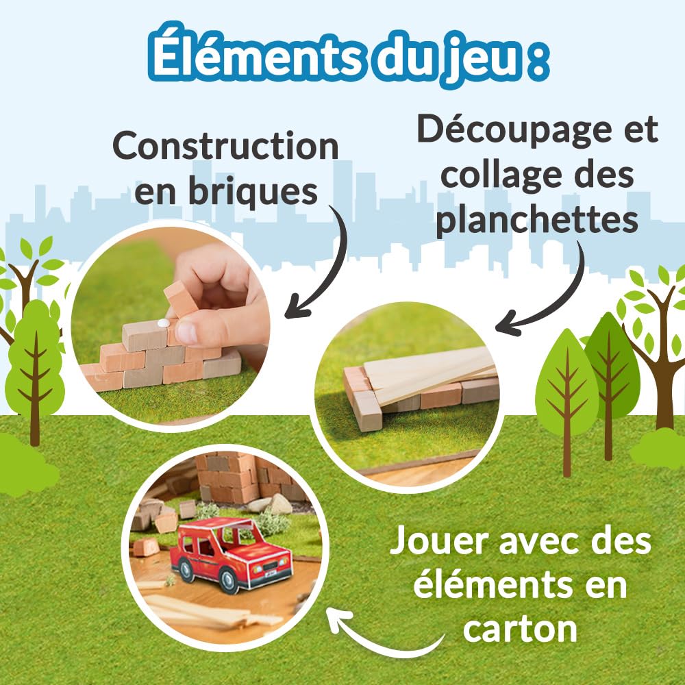trefl-brick-trick-atelier-automobile-jeu-de-construction-150-briques image 3