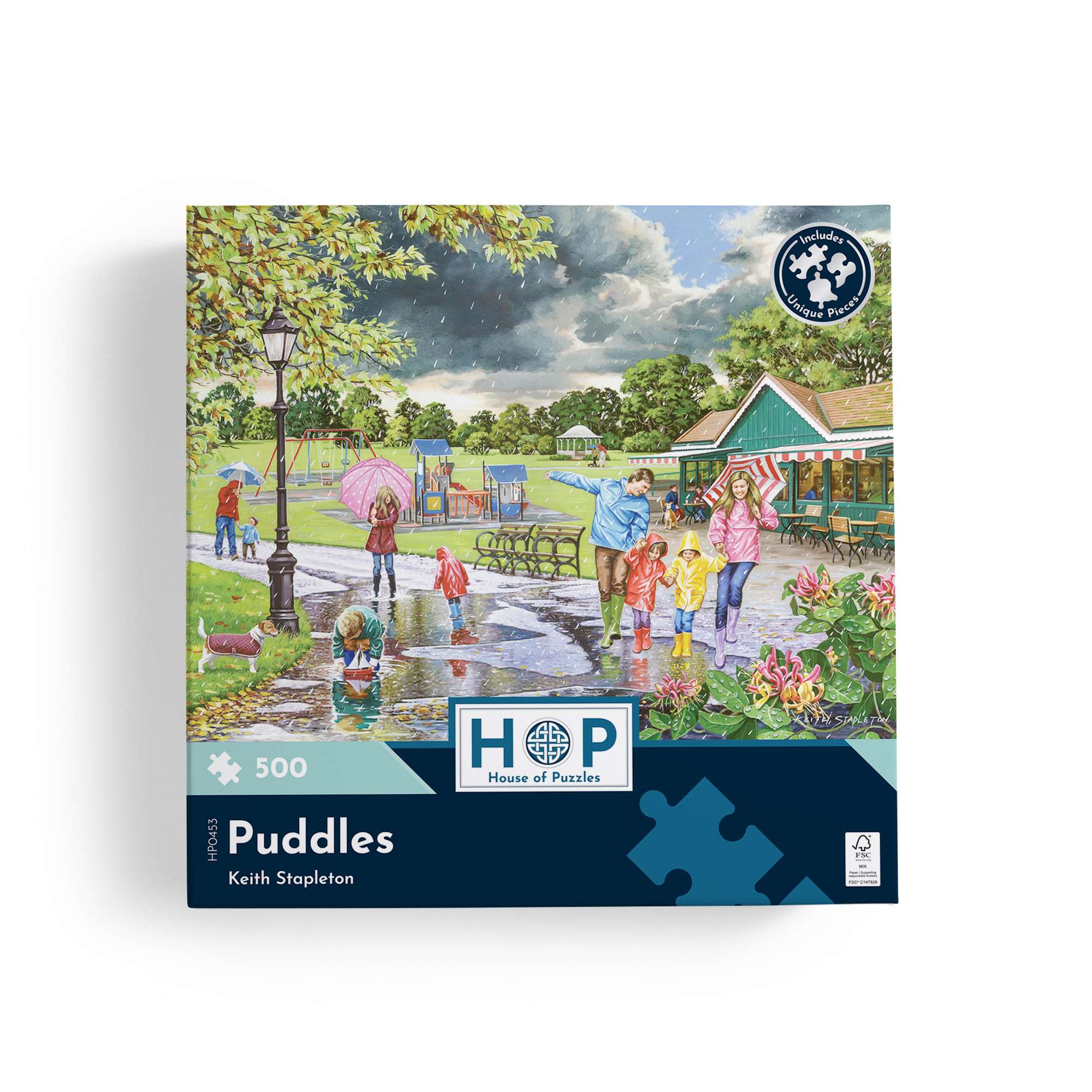 house-of-puzzles-puzzle-500-pi-ces-puddles-d-butant-34x48 image 4