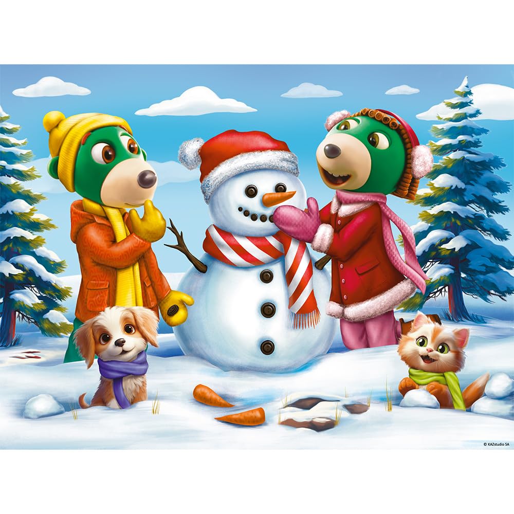 trefl-the-treflik-family-jeux-d-hiver-puzzle-30-pi-ces image 2