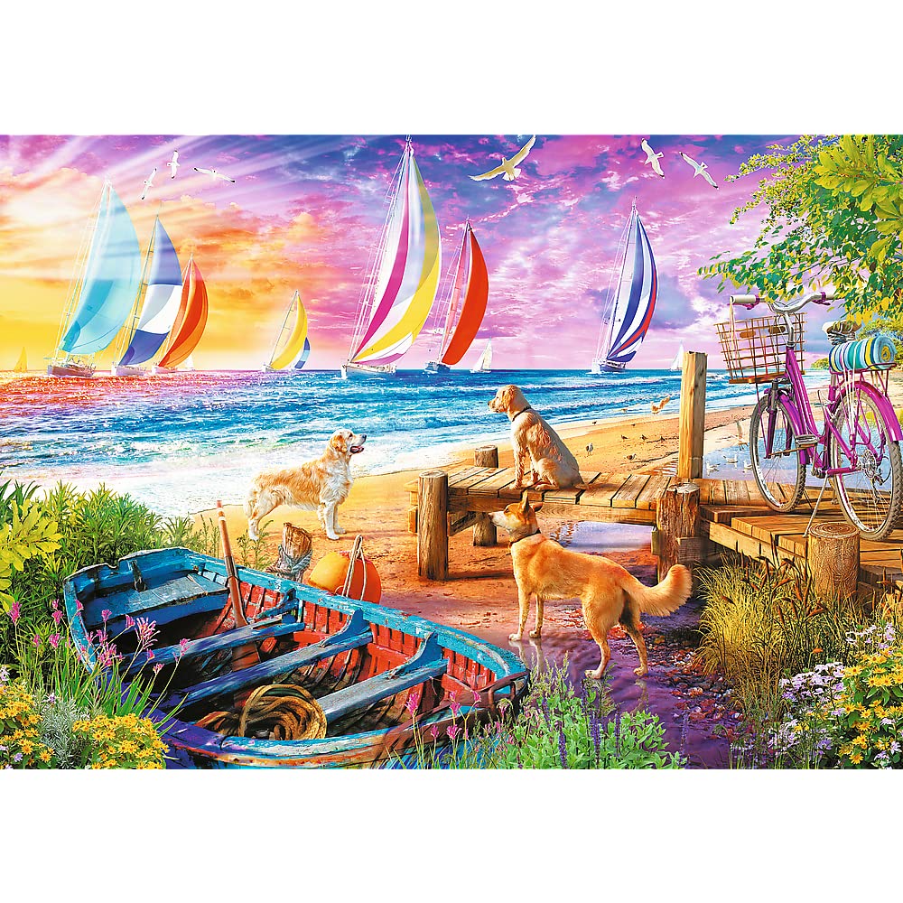 trefl-prime-unlimited-fit-1000-puzzle-voiliers-1000-pi-ces image 2