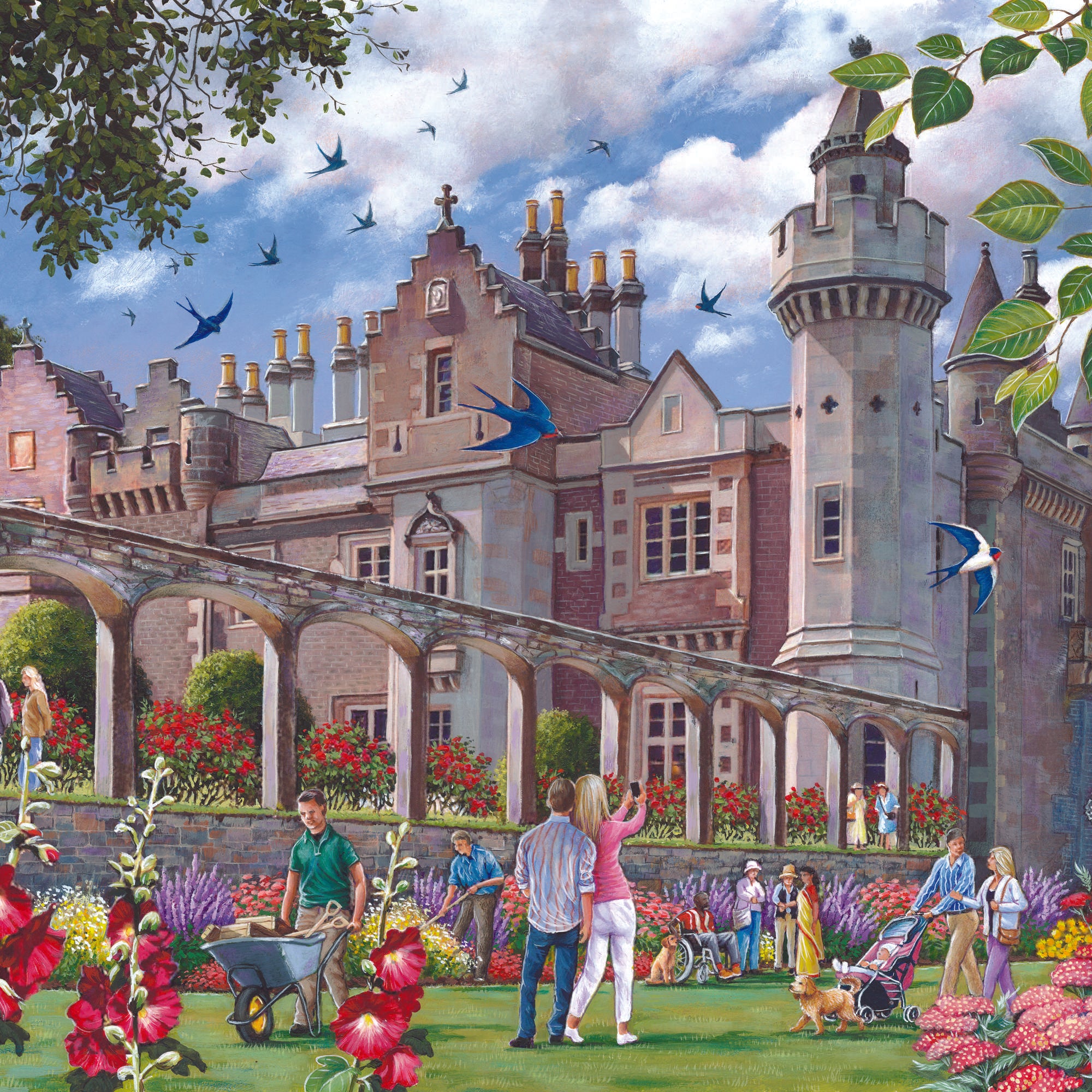 house-of-puzzles-abbotsford-house-puzzle-1000-pi-ces-cosse image 2