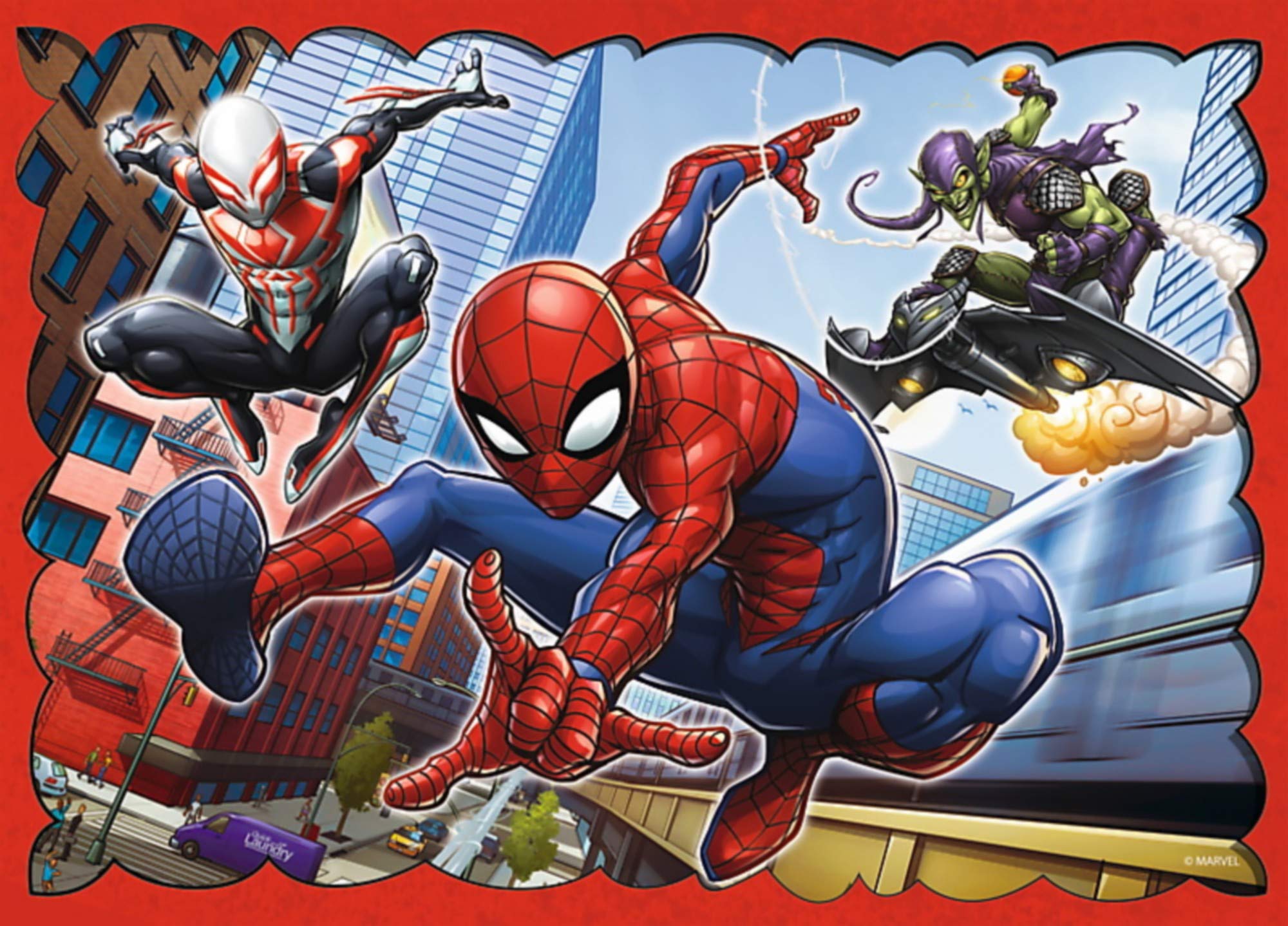trefl-red-spiderman-4-en-1-puzzle-35-48-54-70-pi-ces-4-ans image 4