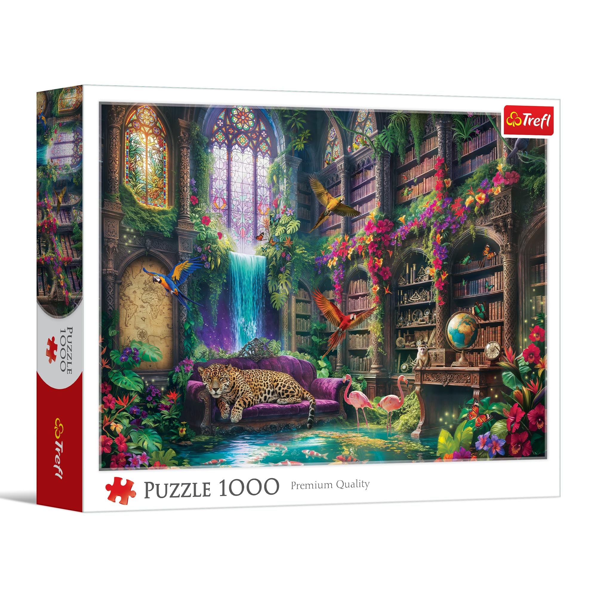 trefl-red-biblioth-que-magique-puzzle-1000-pi-ces-fantastique image 1