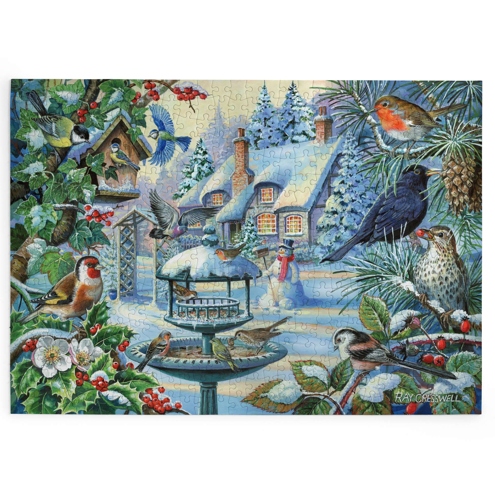 house-of-puzzles-winter-birds-puzzle-500-pi-ces-hiver-oiseaux image 2
