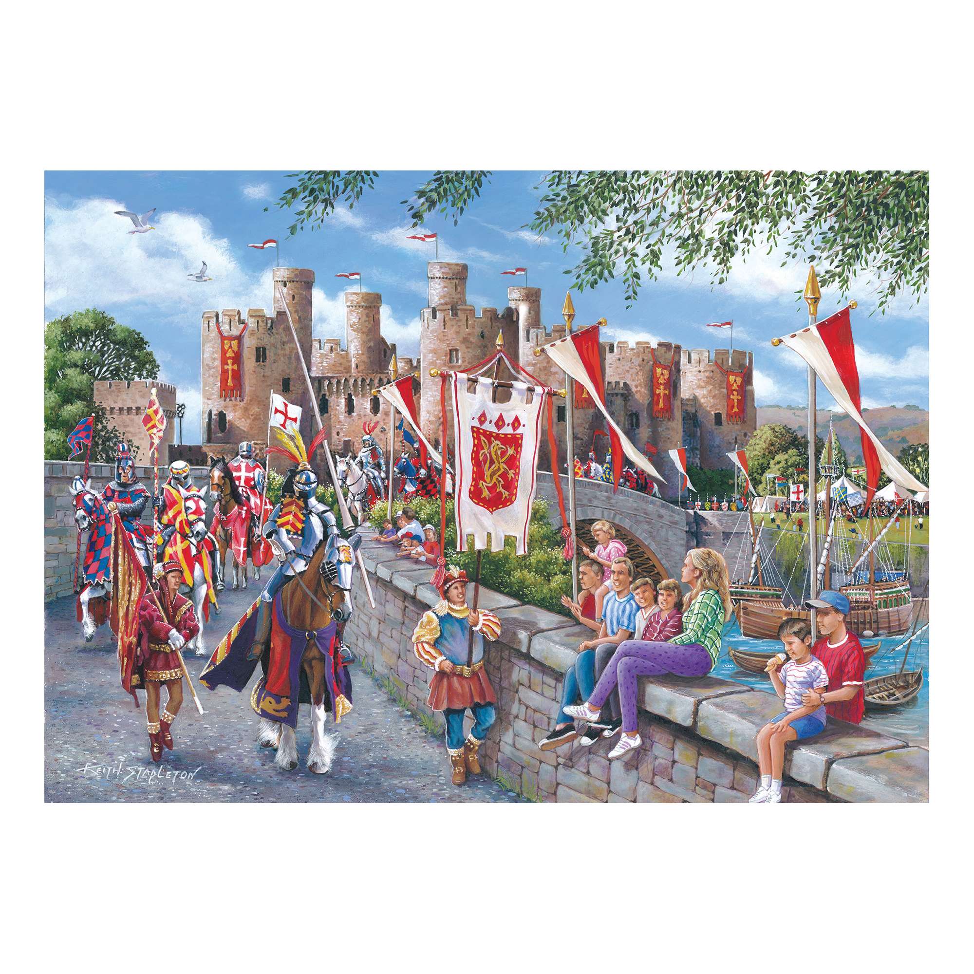 house-of-puzzles-conwy-castle-mini-puzzle-150-pi-ces-tube image 2