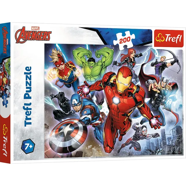 trefl-red-marvel-avengers-puzzle-200-pi-ces-7-ans image 1