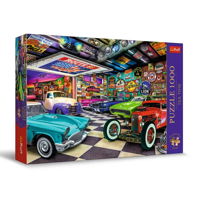 trefl-premium-plus-tea-time-puzzle-1000-pi-ces-garage image 1