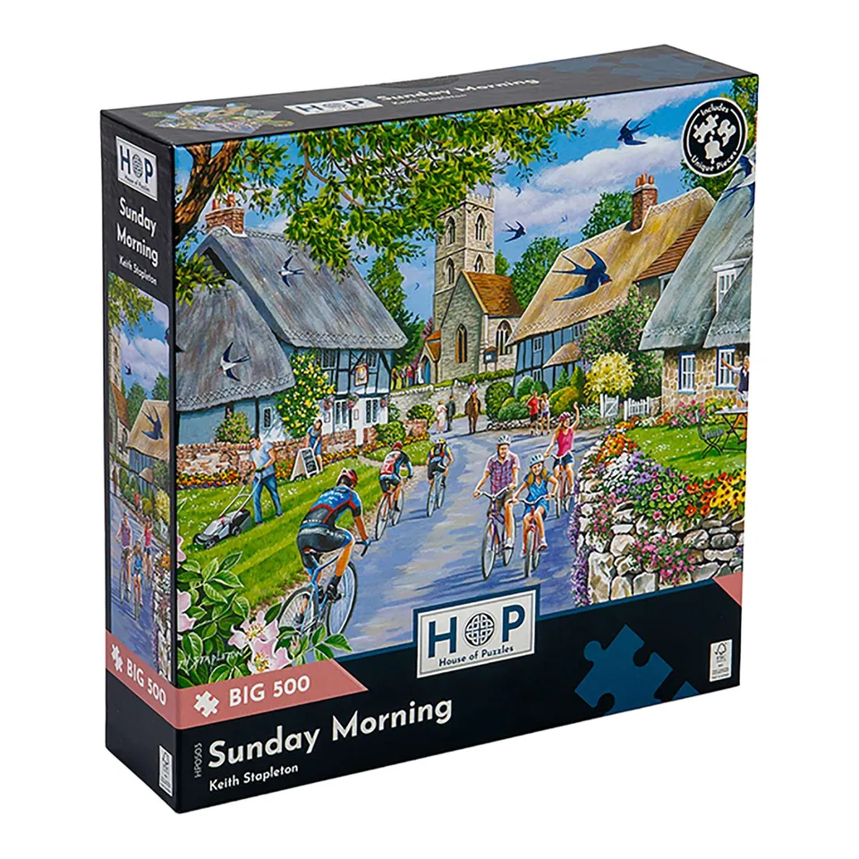 house-of-puzzles-sunday-morning-big-500-puzzle-500-pi-ces image 1