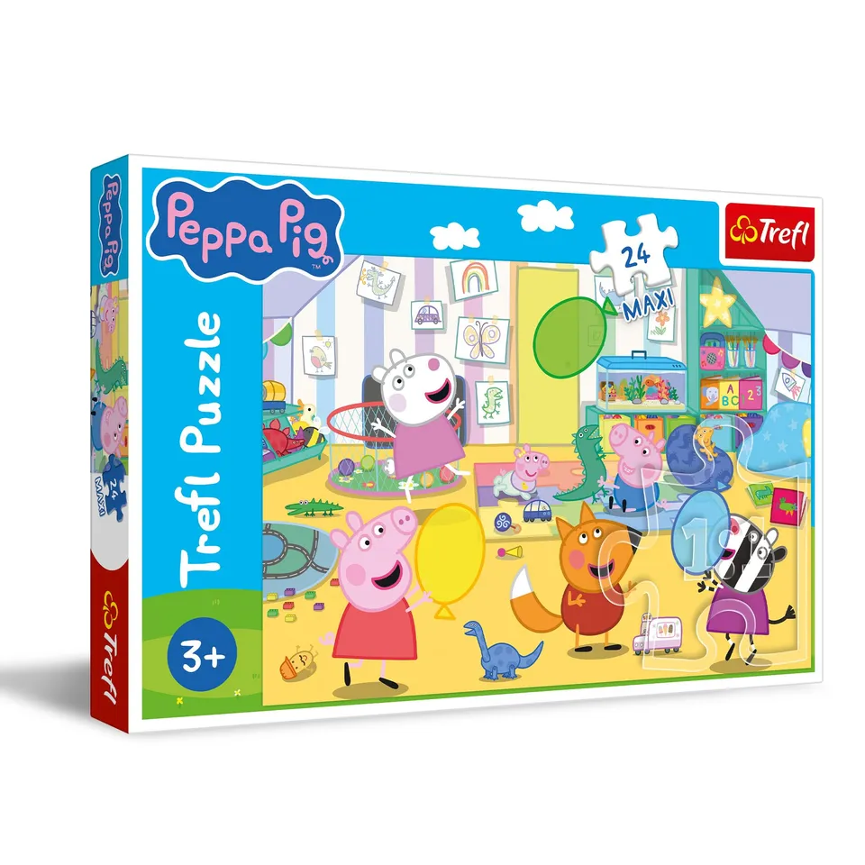 trefl-red-peppa-pig-la-belle-peppa-puzzle-24-maxi-d-s-3-ans image 1