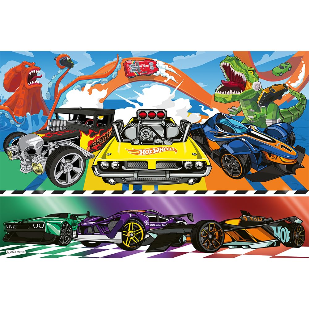 trefl-red-hot-wheels-puzzle-100-pi-ces-voitures-5-ans image 2