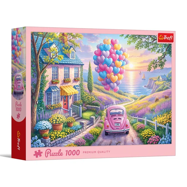 trefl-red-romantic-ride-puzzle-1000-pi-ces-paysage-c-tier image 1