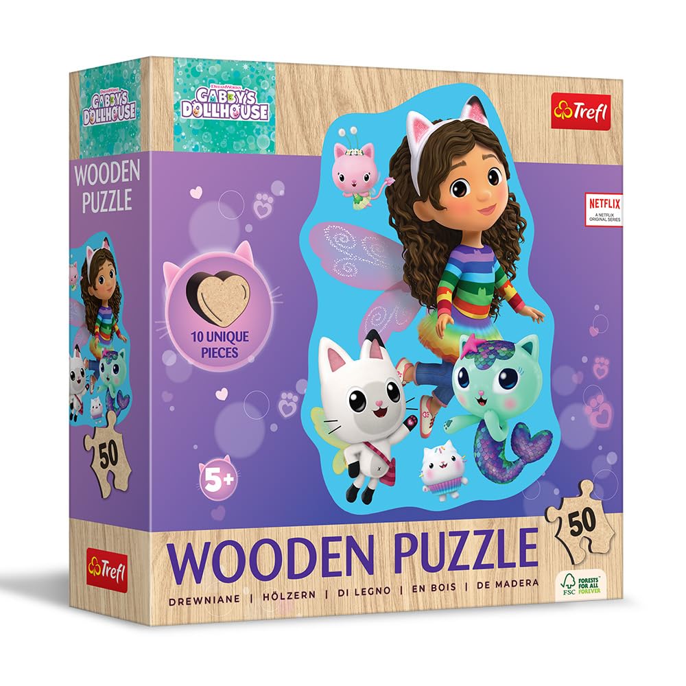 trefl-wood-craft-gabby-s-dollhouse-puzzle-bois-50-pi-ces-5-ans image 2