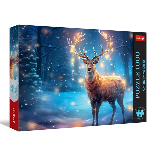 trefl-premium-plus-cerf-de-no-l-puzzle-1000-pi-ces-hiver image 1