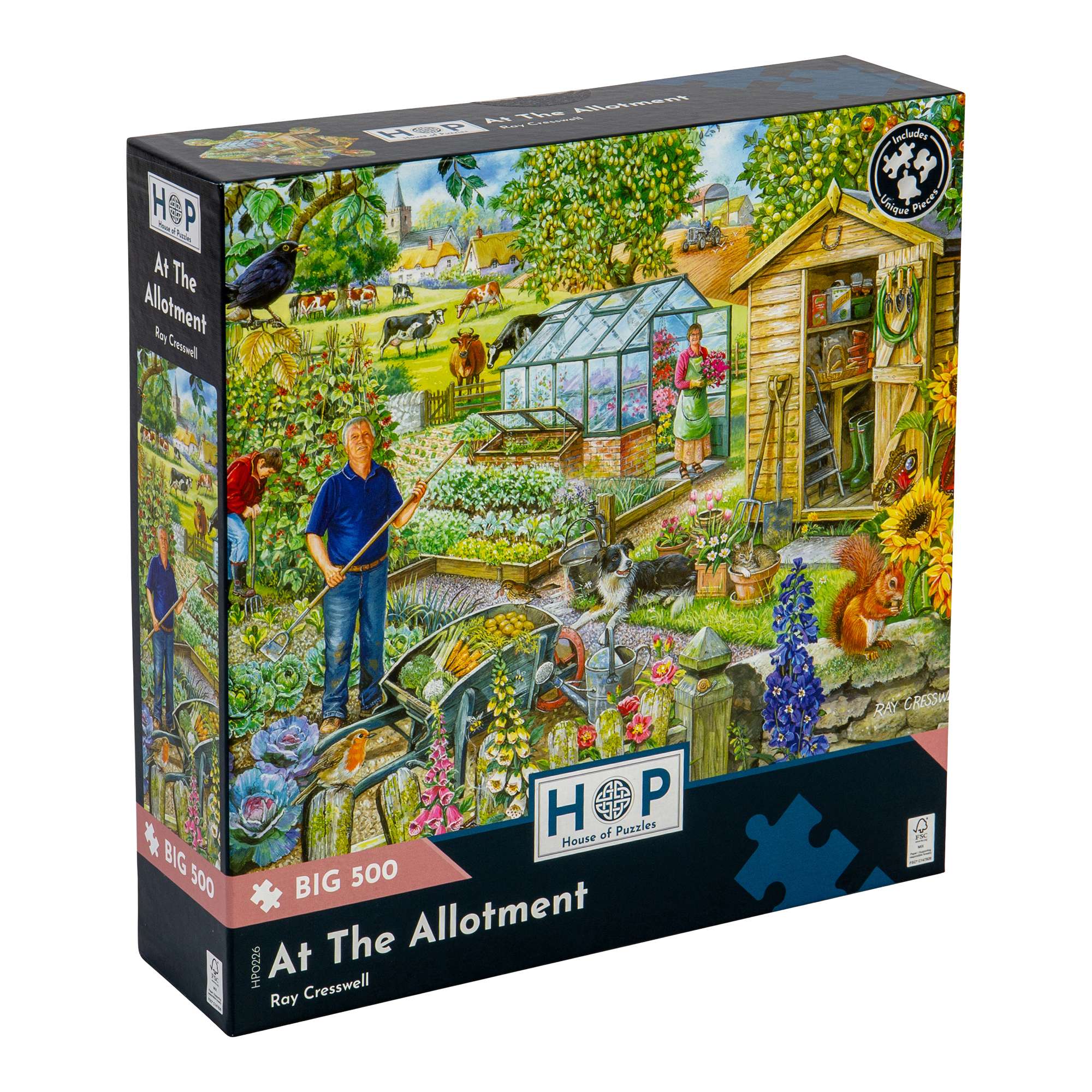 house-of-puzzles-big-500-at-the-allotment-puzzle-500-pi-ces-jardin image 1