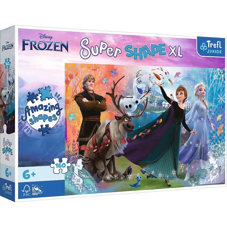 trefl-red-junior-frozen-puzzle-160-xl-pi-ces-6-ans image 1