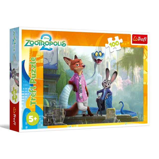 trefl-red-zootopia-2-puzzle-100-pi-ces-secrets-of-zootopia-5-ans image 1