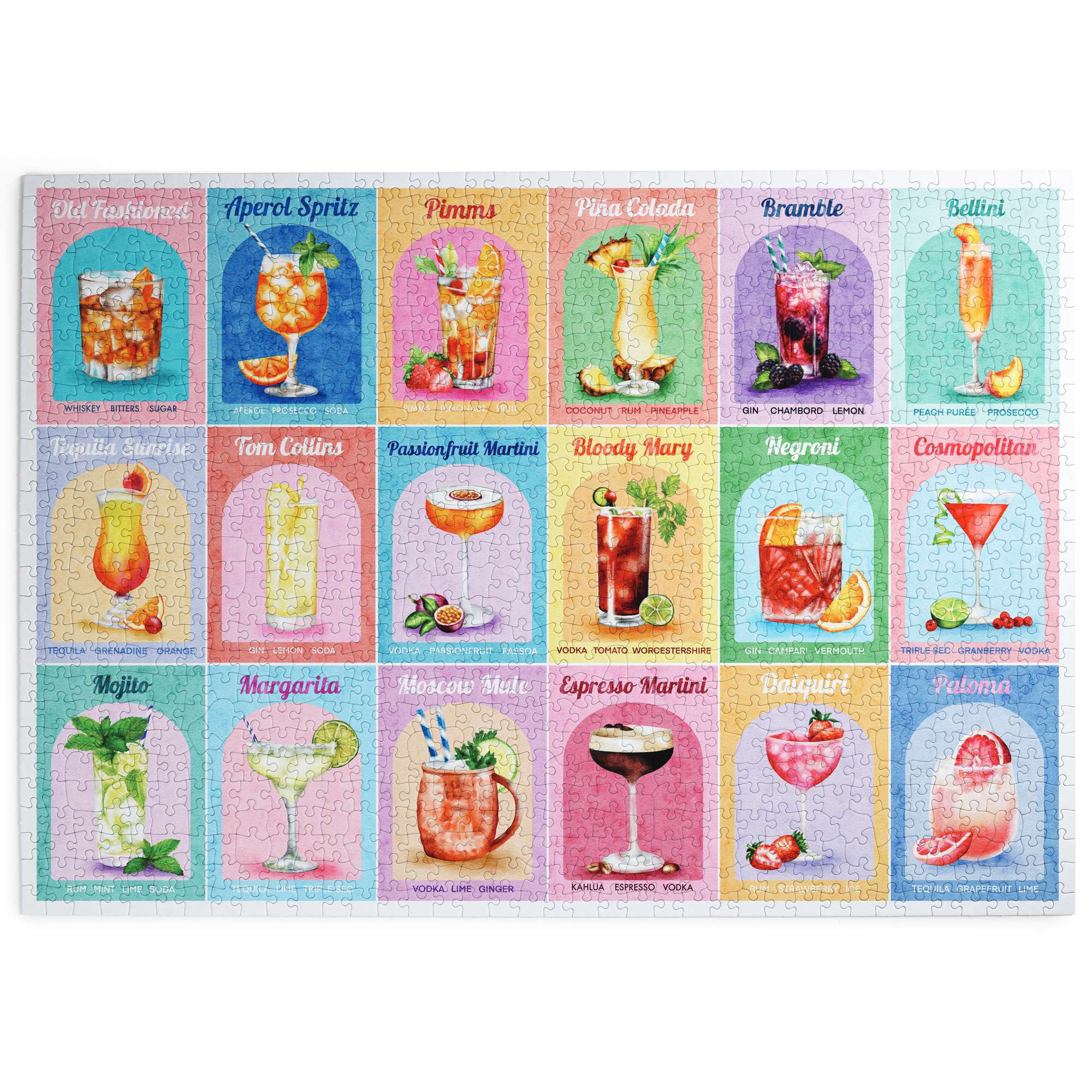 house-of-puzzles-colourful-cocktails-puzzle-1000-pi-ces-cocktails image 2