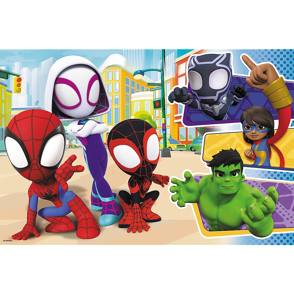 trefl-red-marvel-spidey-maxi-puzzle-24-pi-ces-3-ans-h-ros image 2
