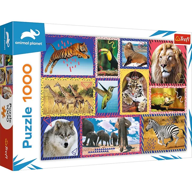 trefl-red-nature-sauvage-animaux-du-monde-puzzle-1000-pi-ces image 1