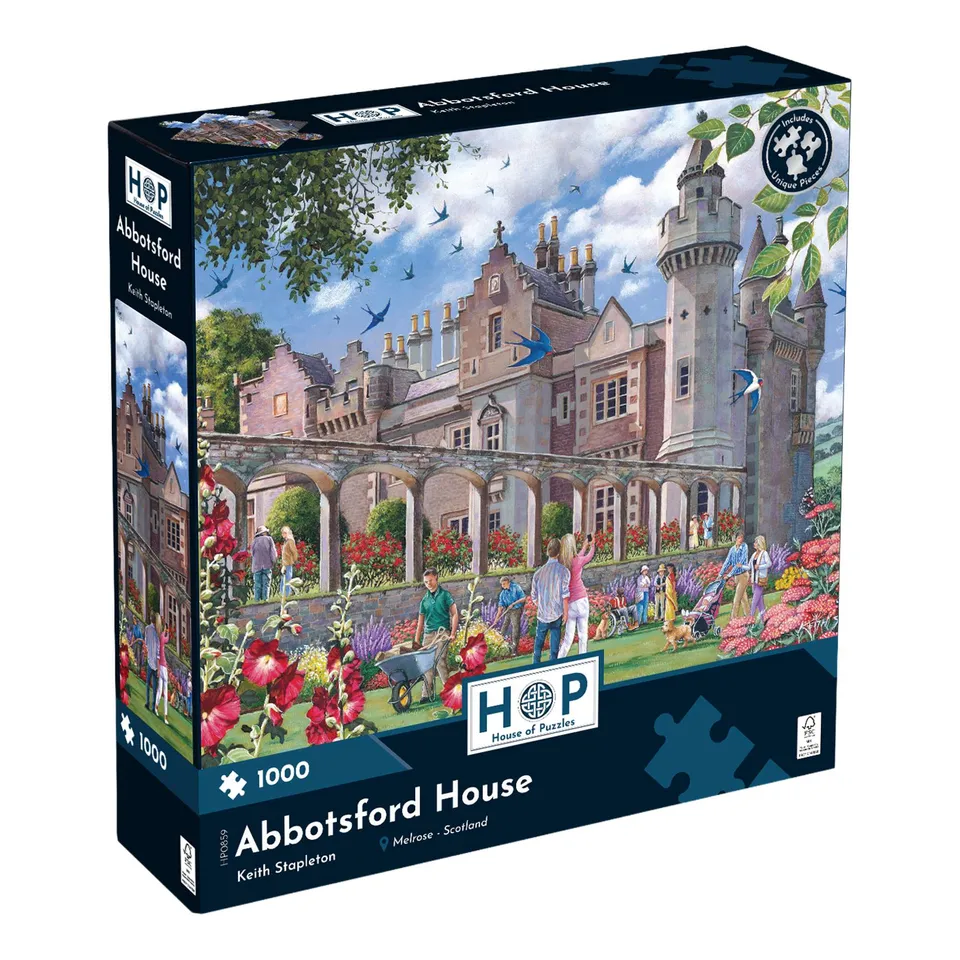 house-of-puzzles-abbotsford-house-puzzle-1000-pi-ces-cosse image 1