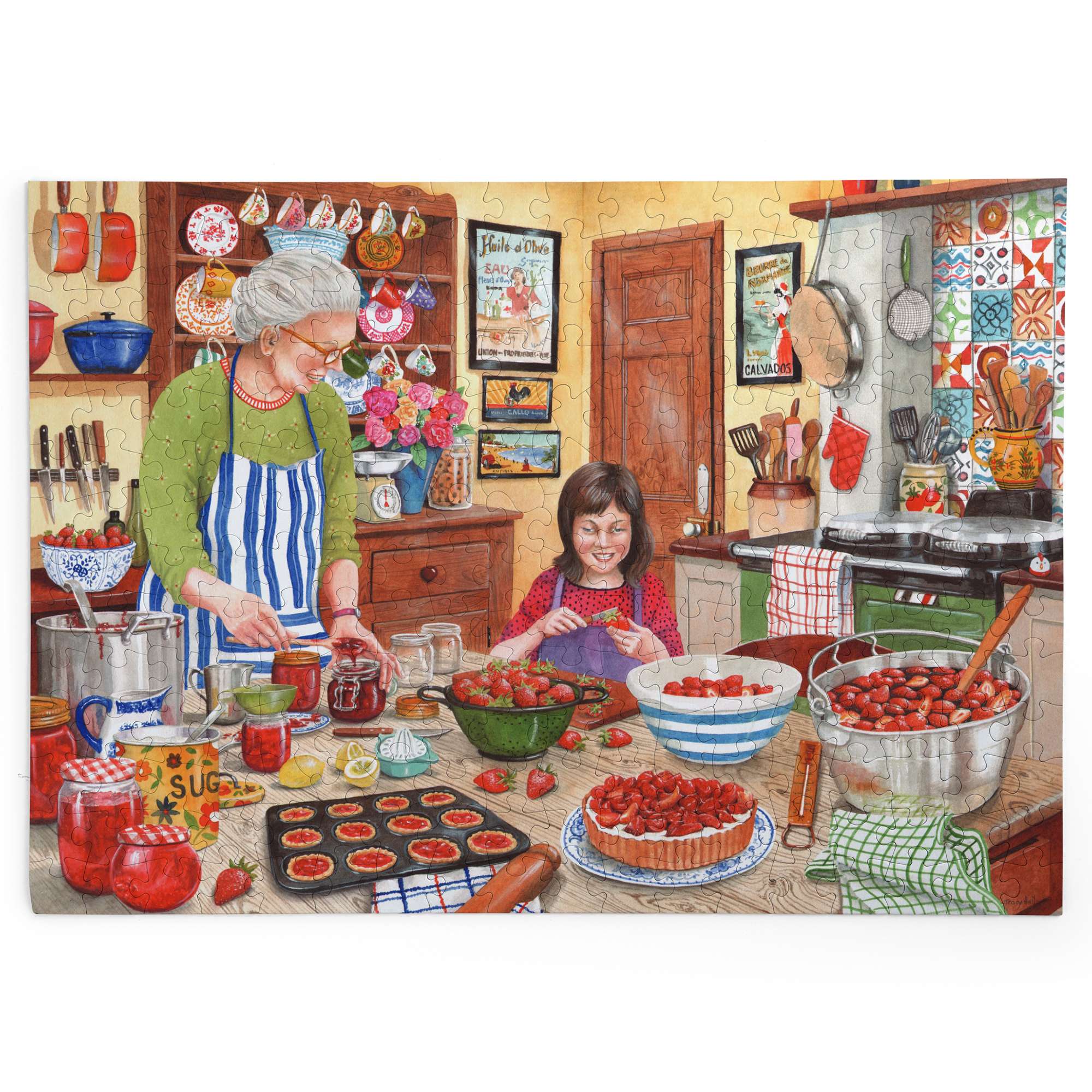 house-of-puzzles-big-250-strawberry-jam-puzzle-250-pi-ces-enfant image 2