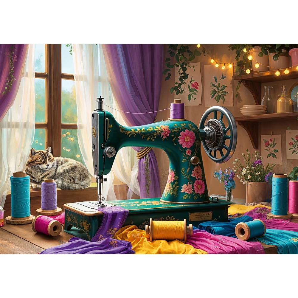 trefl-red-atelier-tailleur-puzzle-1000-pi-ces-adulte image 2