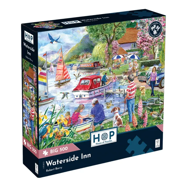 house-of-puzzles-waterside-inn-big-puzzle-500-pi-ces-bateau image 1